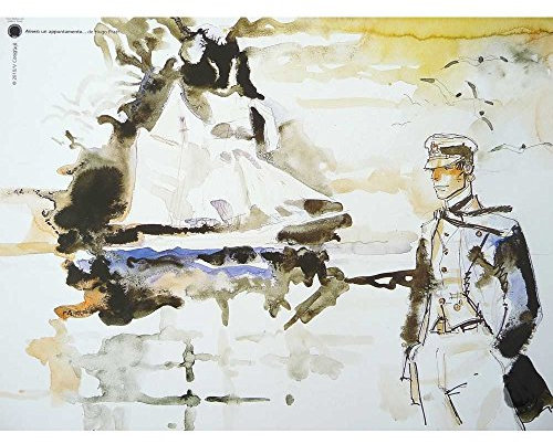 CC Editions Poster Offset Corto Maltese, Avevo un Appuntamento (24x18cm)