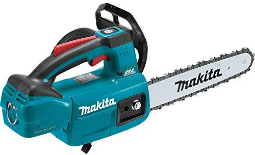 Makita XCU06Z LXT Lithium-Ion Brushless Cordless 10 Top Handle Chain Saw, Tool Only,Teal