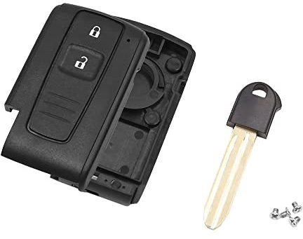 sourcing map Autoschlüssel Hülle Schlüsselhülle Cover 2 Tasten Schutzhülle Fernbedienung Schlüsselcover für Toyota Prius 2004-2009