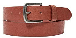 s.Oliver RED LABEL Herren Ledergürtel mit Logo-Prägung brown 95