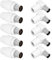 Tecbee TV Antennenstecker IEC Koaxial 5x Antennenbuchse 5x Winkelstecker Koaxialkabel Adapter Antennenkabel
