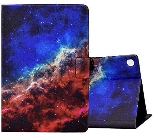 ONETHEFUL Custodia Libro Cover per Samsung Galaxy Tab S5e 10.5 2019 T720 T725 Tablet Custodie Protettiva Covers con Stand e PU Pelle - cielo