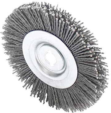 Güde 94426 Fugenbürste Nylon zu GUB 500 (Zubehör für Universalbürste GUB 500, aus Nylon, für Stein- / Betonflächen), Grau, 10 cm