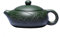 Théières Service À Thé Theiere Zisha Pot Original Minéral Minéral Vert Boule Gravée Trou Dans Le Mur Chapitre Handmade Kevi Shi Potchi Théière 170Ml
