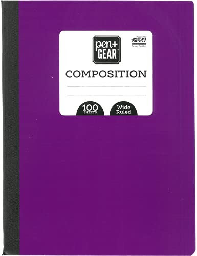 Pen & Gear Composition Notebook 4 Bundle...(Purple) (purple)