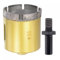 sourcing map Sintered Diamond Core Drill Bits 55mm Hole Saws with M10 Arbor Adapter for Masonry Porcelain Tile Marble Concrete Stone Brick