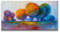 Paul Sinus Leinwandbild 120x60cm Runde Bäume Malerisch Fantasievoll Bunt Kunstvoll