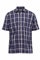 Champion Mens Checked Country Casual Short Sleeve Shirt Whitby Navy M
