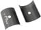 1 Pair Bicycle Handlebar Shim Bike Handlebar Stem Shim Handle Bar Adapter Aluminum Alloy Clamp Spacer Conversion Shims Cycling Parts Components (31.8 to 35mm, Black)