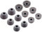 Replacement Earbuds Tips Silicone Eartips for Beats Studio Buds Headphones Fit in Case Buds Tips,6 Pairs S/M/L 3 Size,Gray