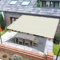 Sonnensegel Wasserdicht 2.5 x 5 m Sonnensegel Wasserdicht Sonnenschutz Sonnenschirm Segel Wasserdicht Polyester Reißfest anpassbare Größe für Garten Terrasse Camping Outdoor, Beige