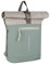 New Rebels Backham - New York Rolltop Backpack 16L, Unisex-Erwachsene Rucksack, Salie Green/Beige, 30x12x43cm -