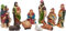 VBS Krippenfiguren Samarien 10-tlg. ca. 2,5-10cm Weihnachtszeit Krippe Weihnachtskrippe