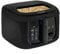 Crystals 1800W/2.5L Deep Fat Fryer, Deep Fryer Non-Stick Coating, Countertop & Internal Mesh Basket, Chip Fryer Easy Clean with Viewing Window, Safety Handle + Adjustable Temperature Controls - Black