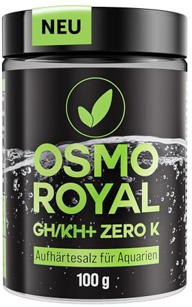 Osmo Royal GH/KH+ Zero K - kaliumfreies Aufhärtesalz für Pflanzenaquarien - Aquaristik Mineralien (100 g)