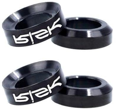 Abcsweet 2 Pairs Mountain Bike Bicycle For M6 Concave And Convex Washer Spacer For Disc Brake Caliper Group Mounting Bolts Washer