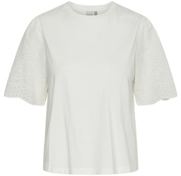 YAS Female T-Shirt YASLEX Broderie Anglaise