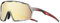 KAPVOE Polarisiert Fahrradbrille Herren Damen MTB Brille TR90 Rahmen Rennrad Brille UV400 Schutz Radbrille Sport Sonnenbrille für Radfahren Laufen Volleyball Baseball Golf Radsportbrille Gold