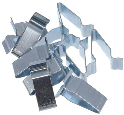 VekAuto 10 Piezas Clip De Retención De Panel De Moldura De Puerta De Portón Trasero para Audi A3 06-13 Duradero Clip De Resorte De Cuerpo De Panel De Moldura De Tono Plateado Metal