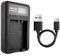 YUEFANSEN LP-E10 Chargeur de batterie USB 10 W Vitesse de charge avec écran LCD Compatible avec Canon EOS Rebel T7 T6 T5 T3 T100 4000D 3000D 2000D 1500D 1300D 1200D 1100D