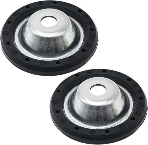 SANTUO 2Pcs Shocks Struts Damper Mounting Plate Shock Absorber Top Mount for Fiat 500 Panda Punto Lancia Ypsilon Musa 51707691 and 46541086