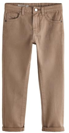 NEXT Jungen Five-Pocket-Jeans im Regular-Fit Braun 170