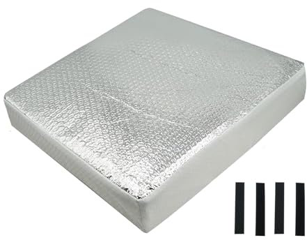 Housse d'aération pour camping-car – Isolateur de fenêtre de toit imperméable – Accessoire de ventilation amovible réfléchissant pour camping-car, remorque, caravane, maison