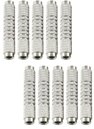 Gutol 10er-Set Ersatz-Dart-Barrels (10 g), silber, für Dart-Übungen