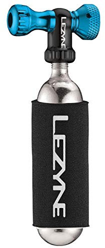 LEZYNE CO2 Pumpenkopf Control Drive CNC blau-glänzend, 1-C2-CTRLDR-V310 Minipumpe, One Size