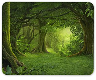 Destination Vinyl Ltd Beautiful Ancient Forest Mouse Mat Pad - Tree Forrest Gift PC Computer #8294