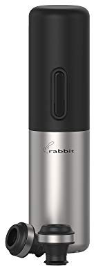 Conservador Eléctrico Rabbit con Tapones, Bomba de Vacío Eléctrica y Dos Tapones de Botella Premium para Mantener el Vino Fresco durante una Semana, Caja de Regalo, 50 x 50 x 200 ml, 1 Cantidad
