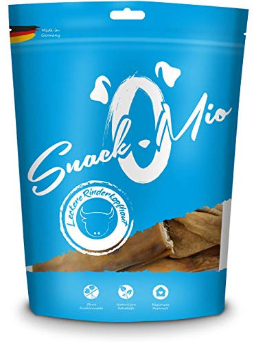 SnackOMio – Premium Hundesnack – leckere Rinderkopfhaut, getreidefrei, 1er Pack (1 x 600g)