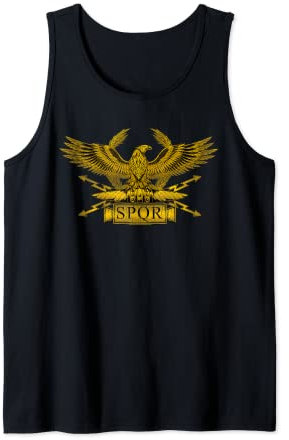 Ancient Classical Roman Eagle Legionary Standard SPQR Tank Top