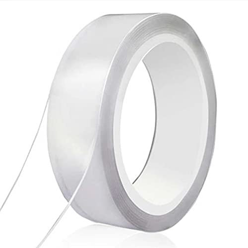 WSWJDW Bathroom Kitchen Shower Waterproof Mould Proof Tape Sink Bath Sealing Strip Tape Self Adhesive Waterproof Adhesive Nano Tape,Clear 30mm,5M
