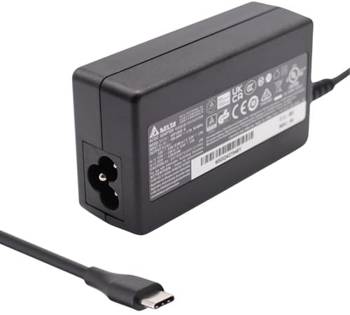 Wikiparts New Genuine Delta 65W USB-C Type C Laptop Ac Adapter Power Supply Charger Replacement For ASUS ZenBook S UX391UA, ZenBook S13 UX392FA, ZenBook S13 UX392FN
