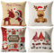 4 stück Kissenbezug Weihnachten 40x40 45x45 Weihnachtsdeko Zimmer Schlafzimmer Sofa Inneneinrichtung