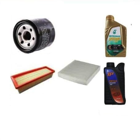 AOQ - KIT TAGLIANDO 3 FILTRI COMPATIBILE CON FIAT PUNTO (199) GRANDE PUNTO 1.2 BENZINA+OLIO 5W40