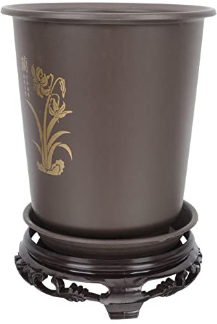 Happyyami 1 Satz Clivia Blumentopf Bonsai Schale Mit Untersetzer Chinesischer Asiatischer Pflanzer Chinesischer Blumentopf Groß Pflanzgefäße Für Drinnen Keramiktopf Orchidee Spur Klein Abs