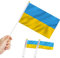 Flagge Klein Set 100Pcs Fahne mit Stock Stockflagge International Stockfahne Wetterfest Nationalflagge Klein Länderflaggen Handflaggen für Weltmeisterschaft Europameisterschaft Olympic Parades