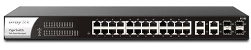 DrayTek P1282 24 Port PoE Smart Managed Gigabit Switch