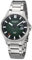 REGENT Herrenuhr 10 Bar Stahl/Grün 11150777