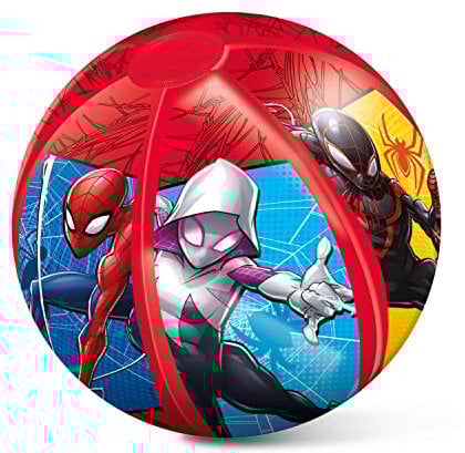 Mondo Toys - SPIDERMAN Beach Ball - Balón de playa y agua – Pelota Hinchable ø 50 cm - Ideal para niño/niña - 16929