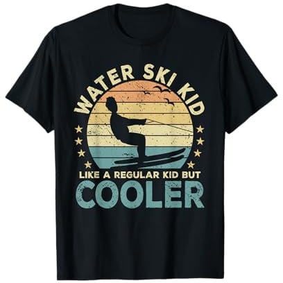 Funny Water Ski Kid Water Sports Water Skiing T-Shirt