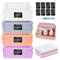 Kiswleon 4 Klappbox 25*16.5*10,Folding Klappbox Klein,Klappboxen Faltbar Stabil für Klappkiste Groß,Klappkorb Faltbar,Klappkiste Klein,Aufbewahrungsbox für Kinderzimmer,Küche,Arbeitszimmer