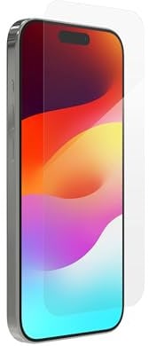 ZAGG InvisibleShield Glass+ iPhone 15 Pro Screen Protector - 3X Stronger with Reinforced Edges, Scratch & Smudge-Resistant Surface, Easy to Install
