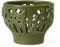 Kähler Design Orangery Garden Green Teelichthalter aus Keramik, Farbe: Grün, Maße: Durchmesser: 9.5 cm, Höhe 7.5 cm, 691203