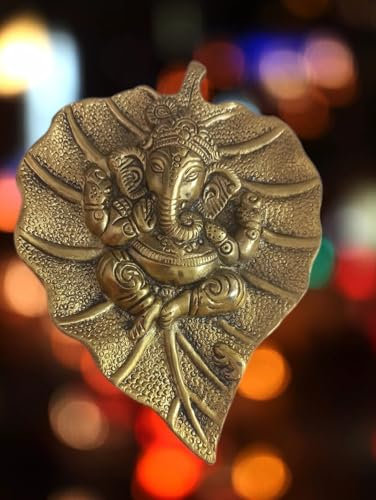 Exklusive globale Ganesha-Statue, Metall, zum Aufhängen, religiöses Geschenk, Heimdekoration
