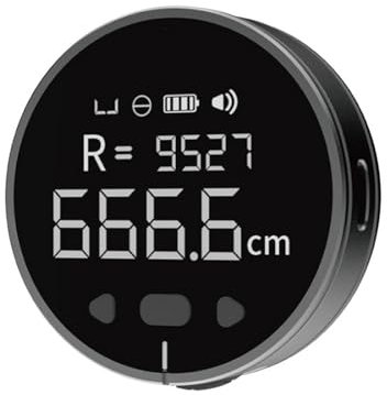 Electric Tape Measure, Elektrisches Bandmaß, Elektronisches Maßband mit LCD-Display Digitales Lineal, Wiederaufladbare Lineal, Rollendes Längenmessgerät, Tragbare Bandmessung für flache Kurven