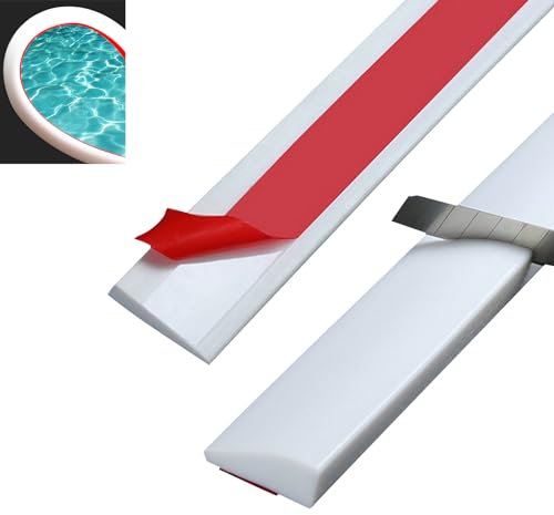 200CM Barrera de Ducha y Sistema de Retención de Agua, Barrera de Agua para Ducha de Silicona, Umbral de Ducha Plegable, Umbral de Ducha de Baño y Cocina de Lmpermeable Autoadhesiva (Blanco 3*1.5cm)