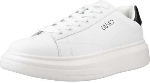 Scarpa uomo Liu-Jo sneakers Big 01 in pelle bianco/ nero US24LJ03 7B4027PX474S1005 43